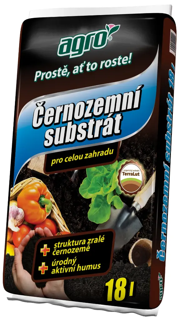 Čiernozemný substrát na celú záhradu 60l