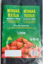 Netkaná tex. UV 40g/čierna 1,6x5m