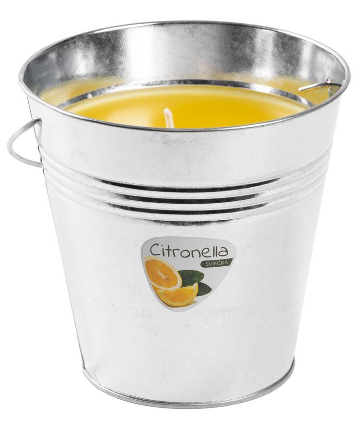 Sviečka Citronella CB162, vedro 510g