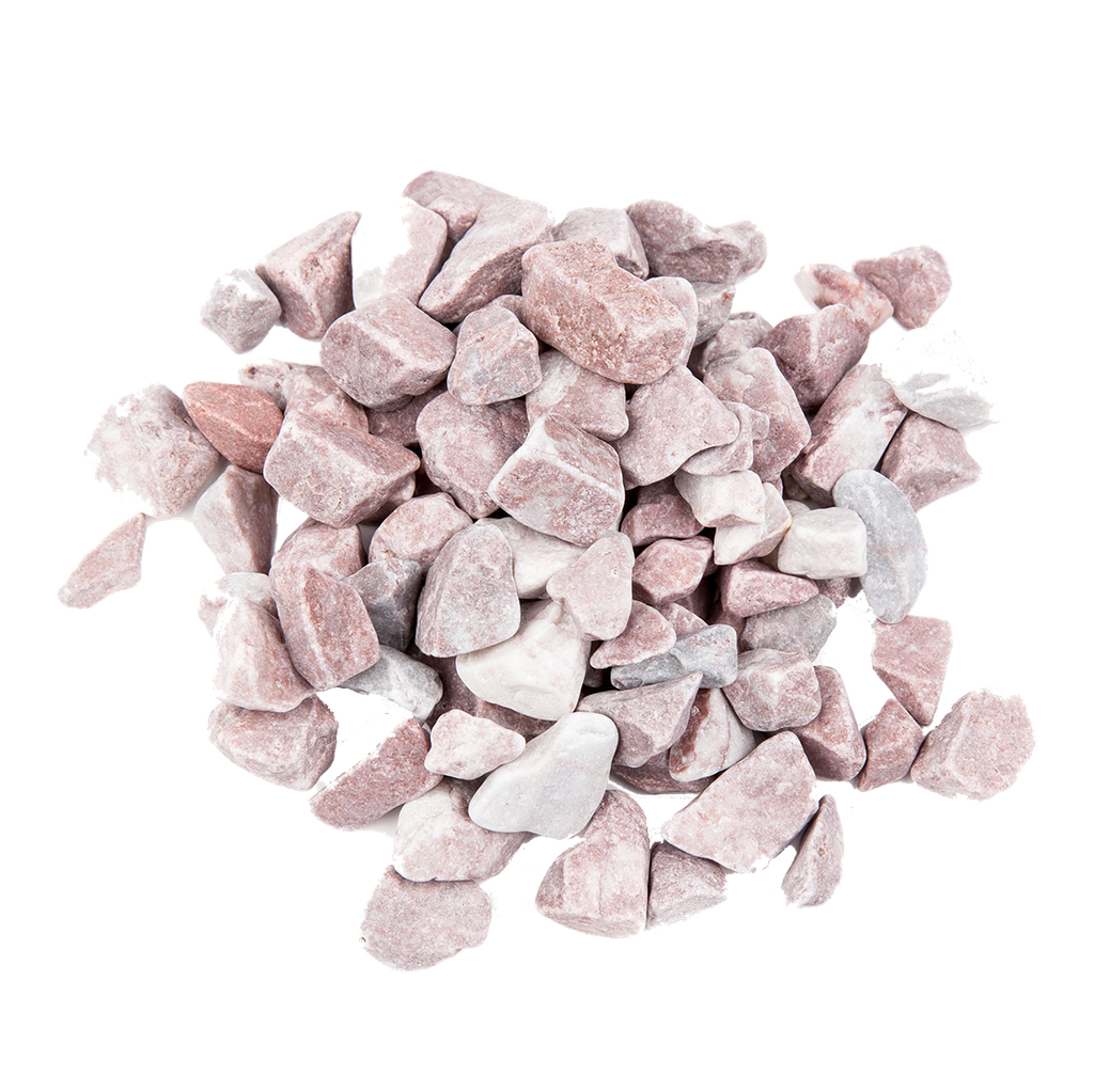 V35 Vápenec štrk, frakcia 16-32 mm, 25 kg vrece, ružová