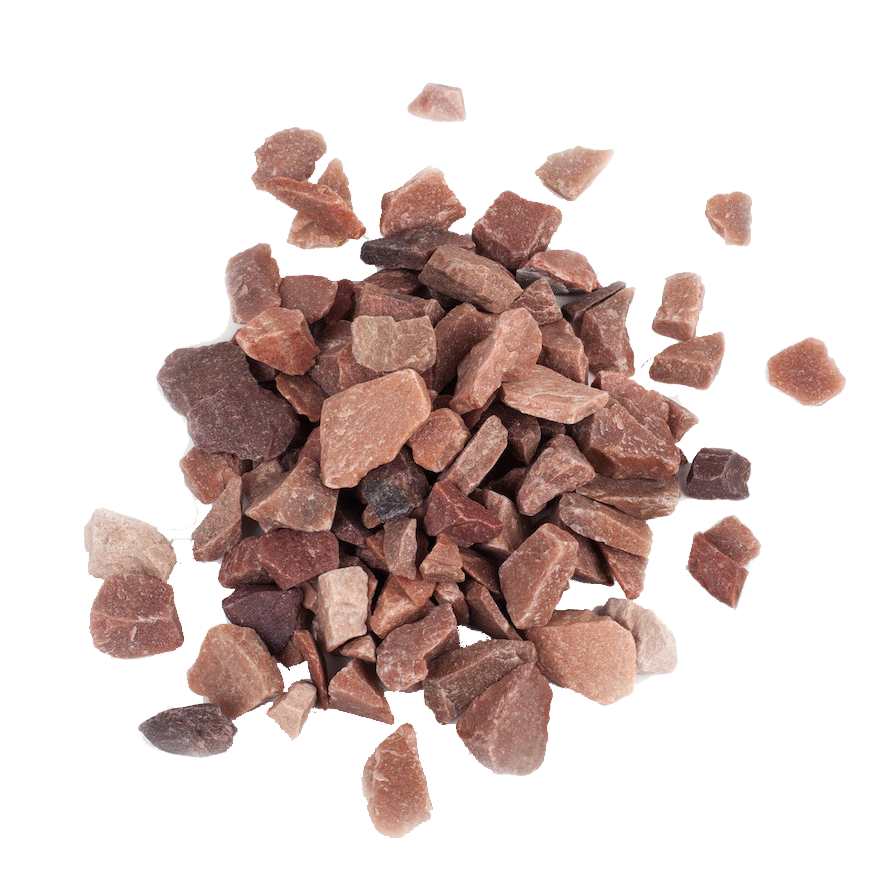 K37 Kremenec štrk pr.16-32mm,25kg vrece, ružovo-hnedá