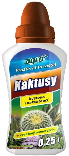 [27102] AGRO Kvapalné hnojivo na kaktusy a sukulenty 250ml