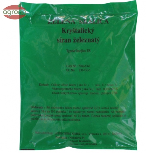 [0088]  Skalica - síran železnatý 0,5 kg (zelená skalica)