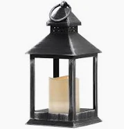 Lucerna s led sviečkou, lampáš