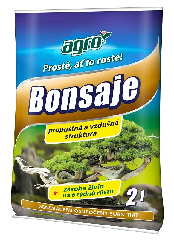 AGRO Substrát na bonsaje 2 l