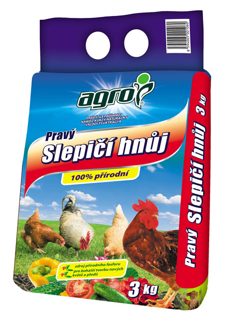 AGRO hnoj slepičince hnoj 10kg