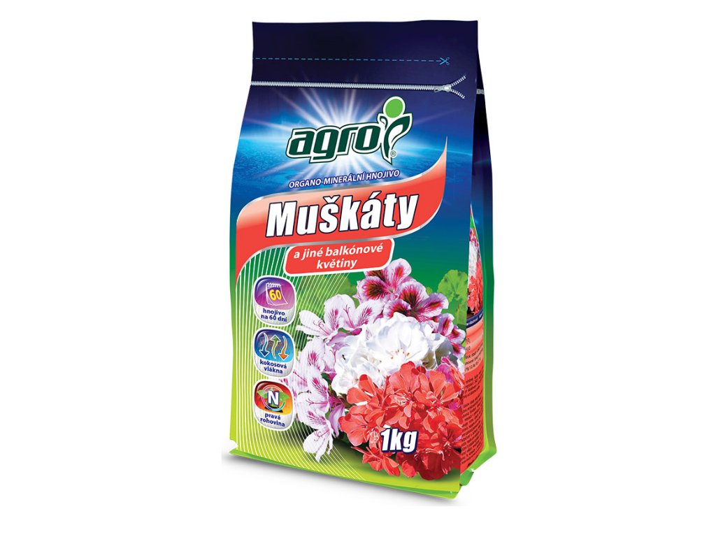 AGRO OM hnojivo na muškáty 1 kg
