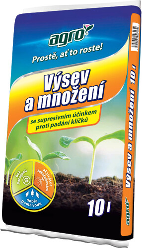 AGRO Substrát na výsev a množenie 10 l