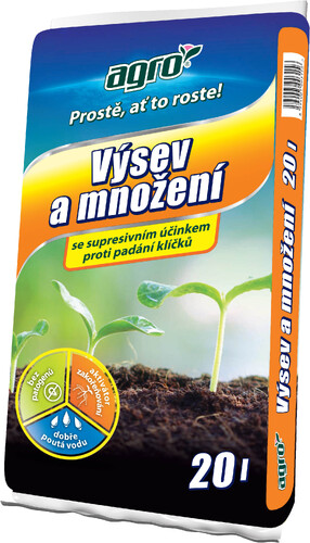 Agro výsevný supresívny substrát 20l