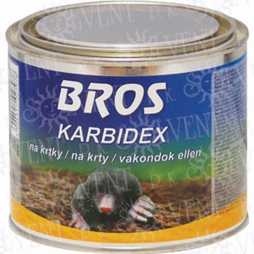 Bros 500 g Karbidex na krtov