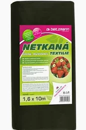 Netkaná tex.UV 40g/m2 čierna 1,6x 10m