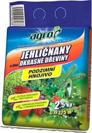 AGRO Hnojivo na ihličnany a okrasné dreviny 2,5kg jeseň