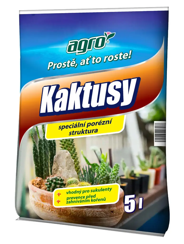 AGRO Substrát na kaktusy a sukulenty 5 l