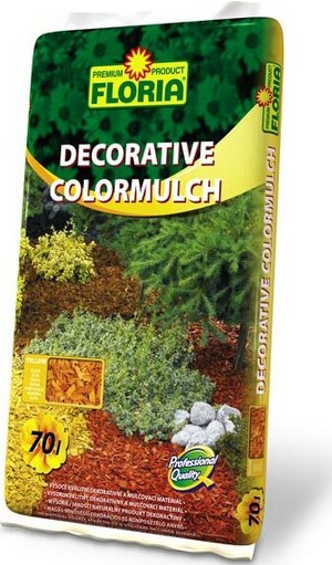 FLORIA Štiepka dekoračná žltá 70 l