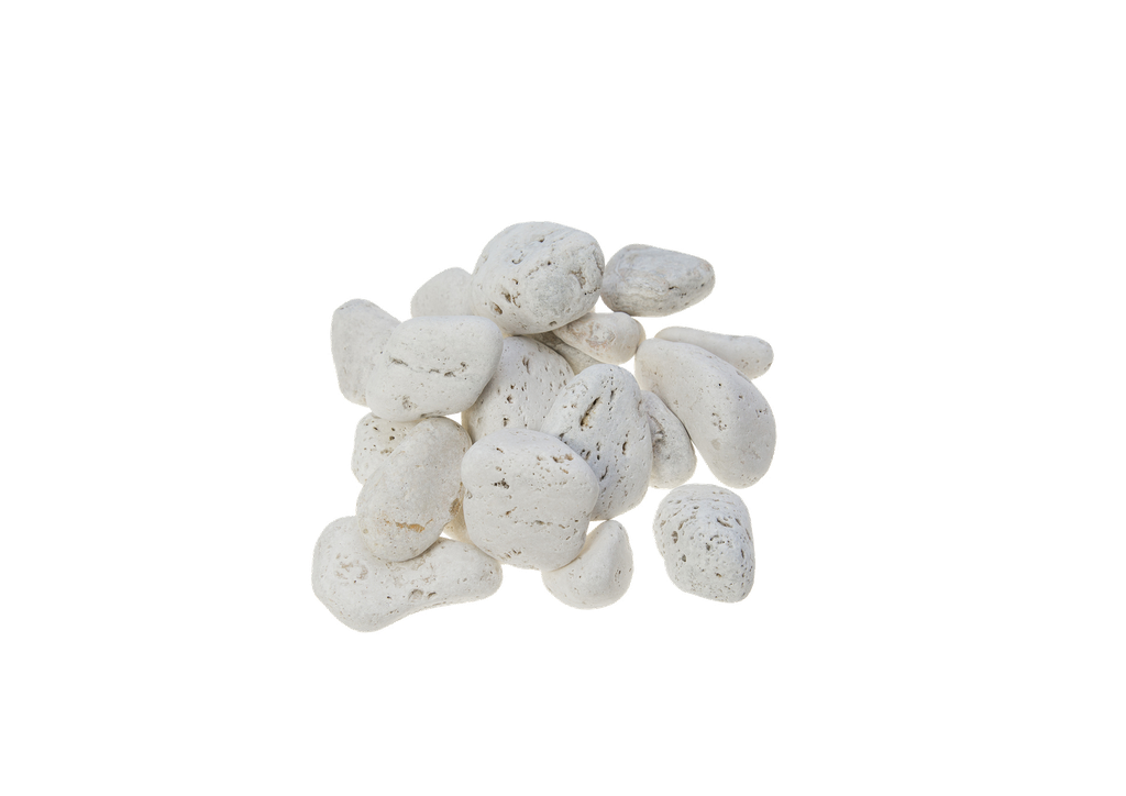 TR51 Travertín okruhliak, frakcia 3-5 cm, 25 kg vrece, svetlo-hnedá