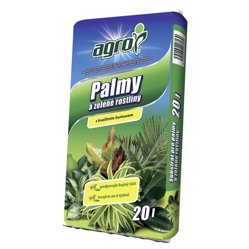 [26286] AGRO Substrát na palmy a zelené rastliny 20 l