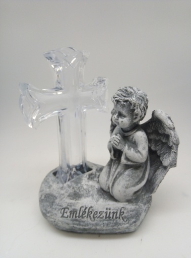 [27631] Anjel s LED krížom