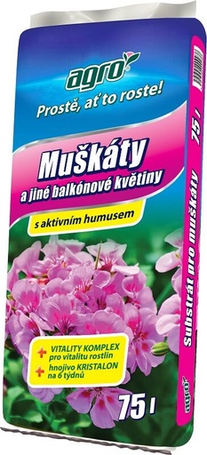 [0604] Primaflora Substrát na muškáty 70 l